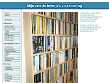 Tablet Screenshot of mijnzwartebeertjes.nl
